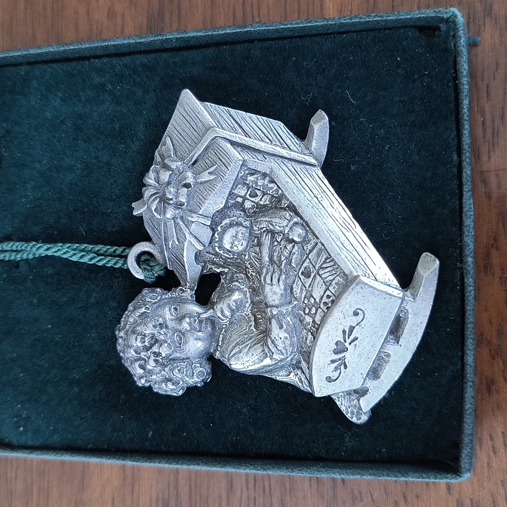 Pewter Port Vintage Girl Ornament